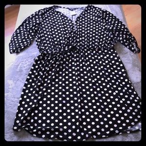 Black and White Polka Dot Dress